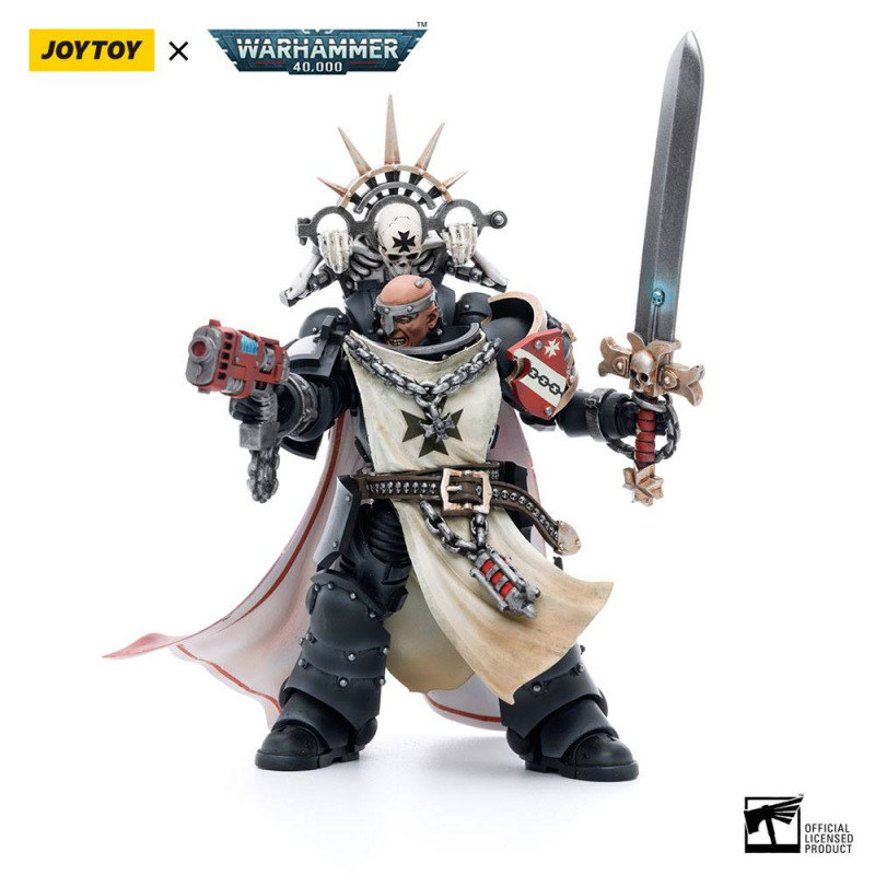 Warhammer 40k Action Figure 1/18 Black Templars Marshal Baldeckrath 12 cm 12