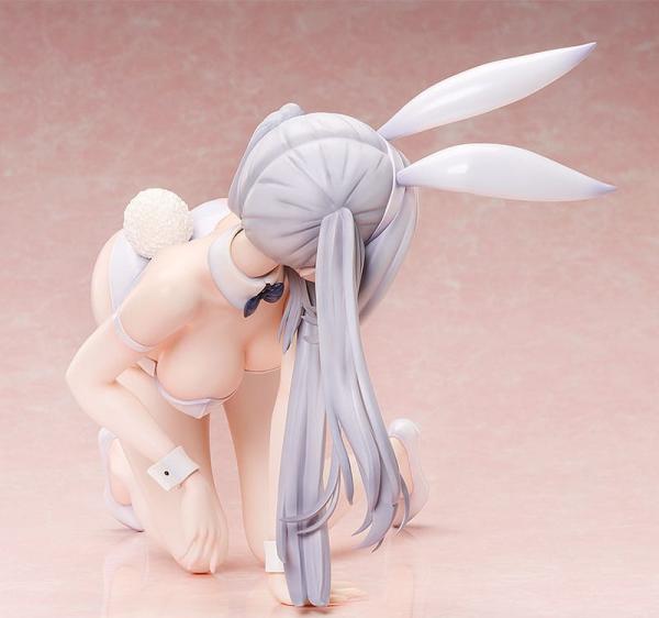 Date A Live: Date A Bullet Statue 1/4 White Queen Bare Leg Bunny Ver. 20 cm 3