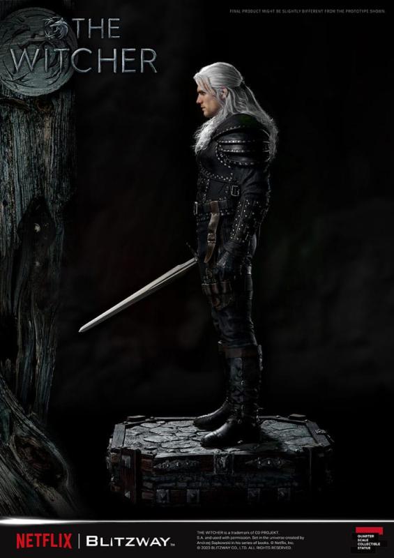 The Witcher: Geralt of Rivia 1/4 Superb Scale Statue - Blitzway