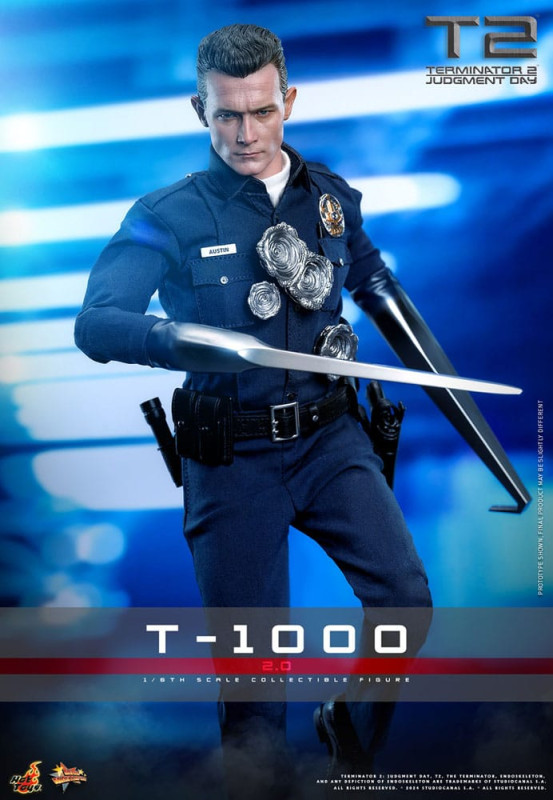 Terminator 2 Movie Masterpiece Action Figure 1/6 T-1000 (2.0) 31 cm 1