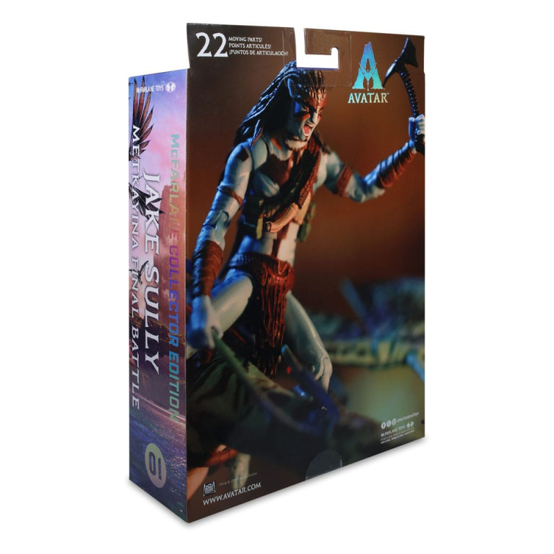 Avatar: Fire and Ash Action Figure Jake Sully (Metkayina Final Battle) 18 cm 9