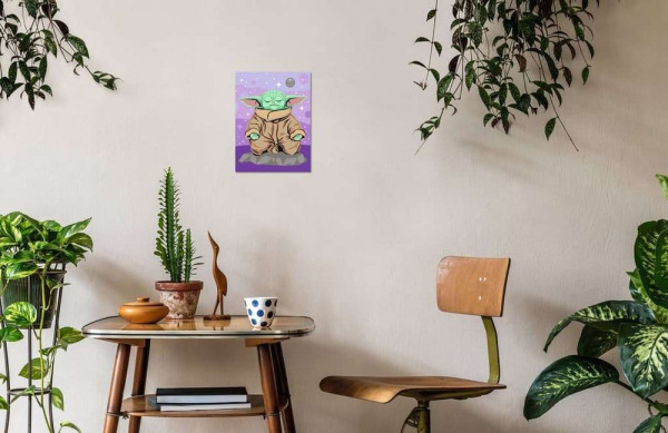 Star Wars: The Mandalorian CreArt Painting by Numbers Meditating Grogu 3