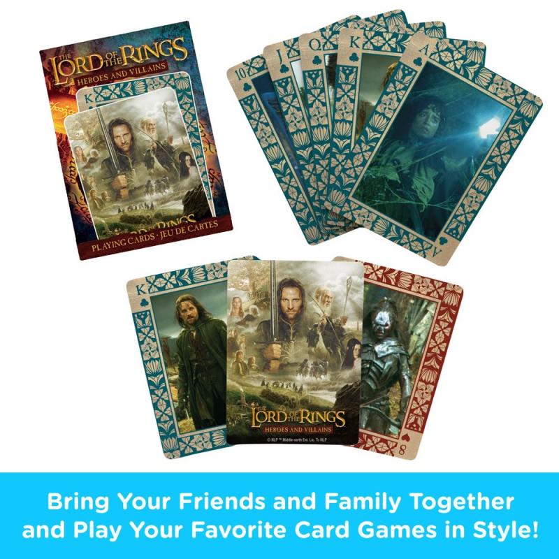 Lord of the Rings Playing Cards Heroes and Villains