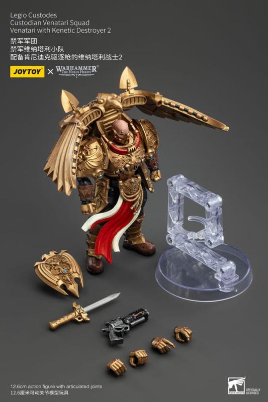 Warhammer The Horus Heresy Action Figure 1/18 Legio Custodes Custodian Venatari Squad Venatari with 8