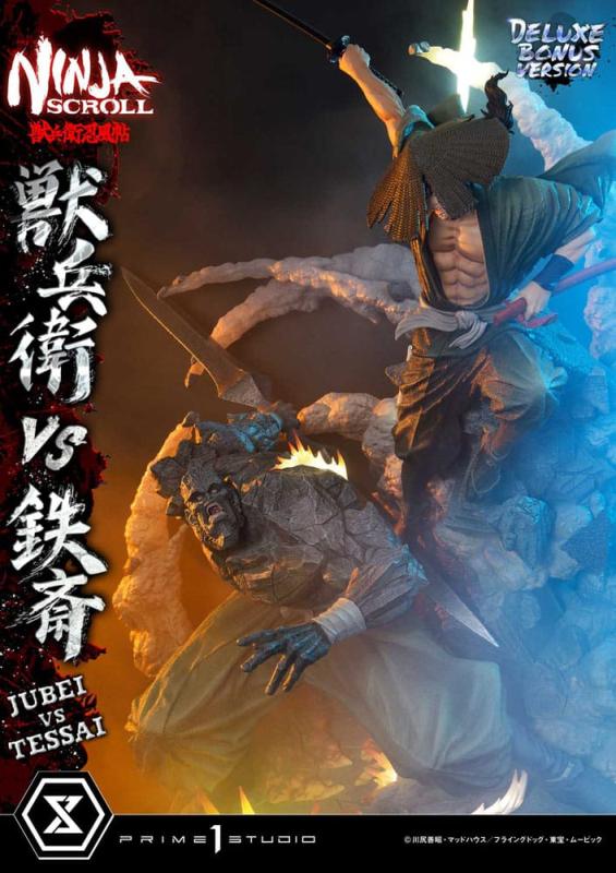 Ninja Scroll Ultimate Premium Masterline Series Statue 1/4 Jubei Versus Tessai Deluxe Bonus Version