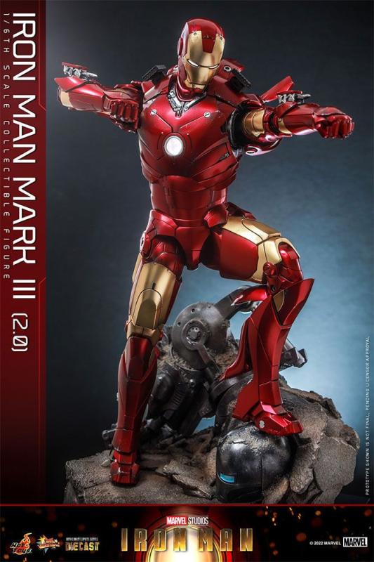 Iron Man: Iron Man Mark III 1/6 Movie Masterpiece Series Diecast Action Figure - Hot Toys