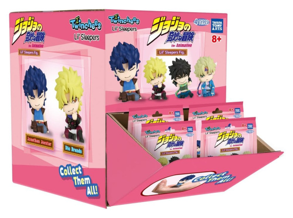 Jojo´s Bizzare Adventure Twinchees Mini Figures Lil´Sleepers 5 cm Blind Pack Display (24) 5