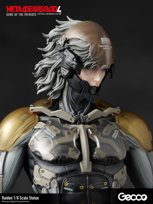 Metal Gear Solid 4 Guns of the Patriots Statue 1/6 Raiden 32 cm 7