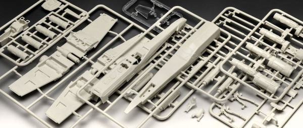 Star Wars The Mandalorian and Grogu Revell Model Kit 1/57 New Republic X-Wing Fighter 22 cm 6