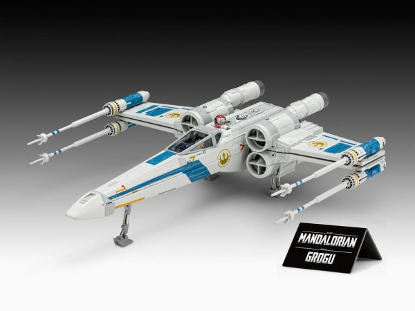 Star Wars The Mandalorian and Grogu Revell Model Kit 1/57 New Republic X-Wing Fighter 22 cm 8
