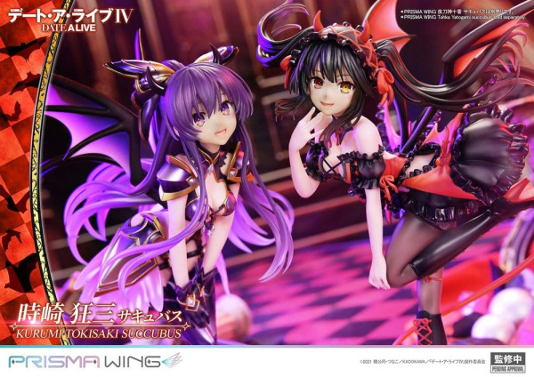 Date A Live Prisma Wing PVC Statue 1/7 Kurumi Tokisaki succubus 25 cm 4