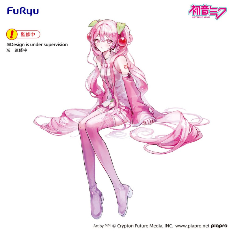 Hatsune Miku Noodle Stopper PVC Statue Sakura Miku 2026 14 cm 4