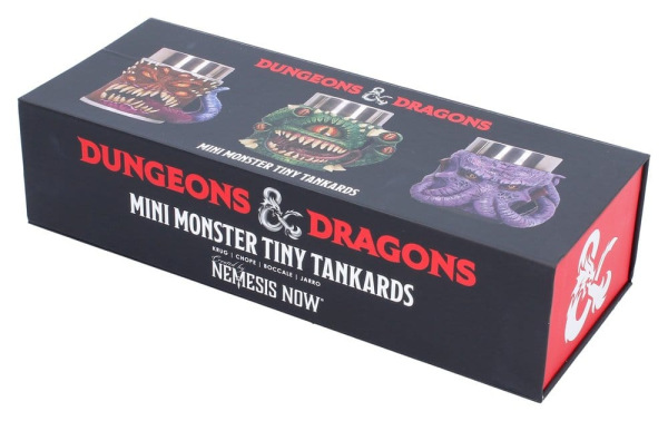 Dungeons & Dragons Set of 3 Mini Tankards Mini Monster 9 cm 6