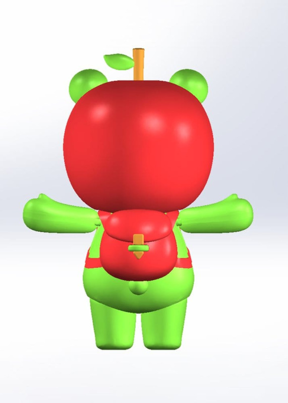 Original Character Plastic Model Kit Arukuma 10 cm 6