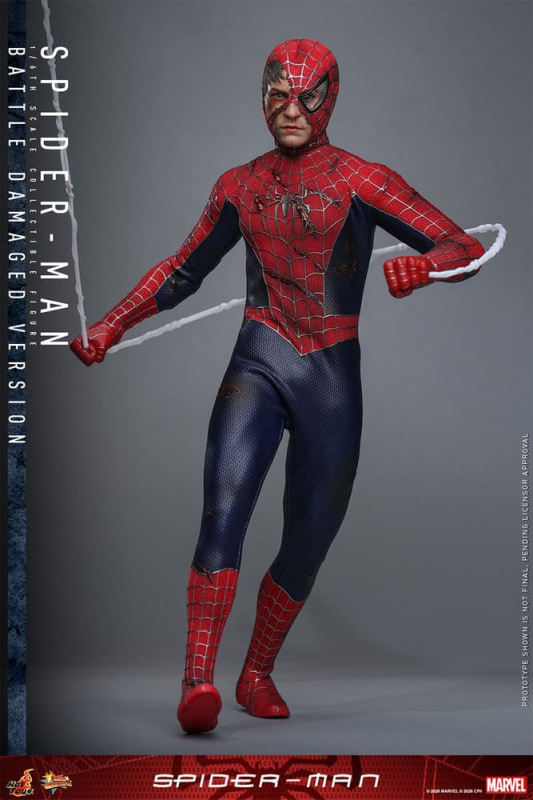 Spider-Man Movie Masterpiece Action Figure 1/6 Spider-Man (Battle Damaged Version) 30 cm 2