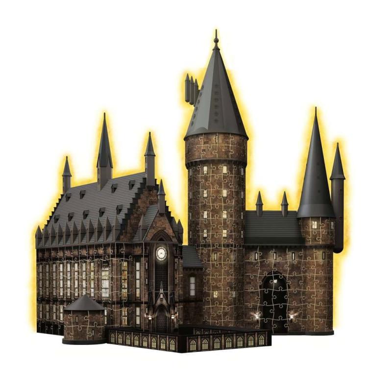 Harry Potter 3D Puzzle Hogwarts Castle: Great Hall - Night Edition (643 Pieces)