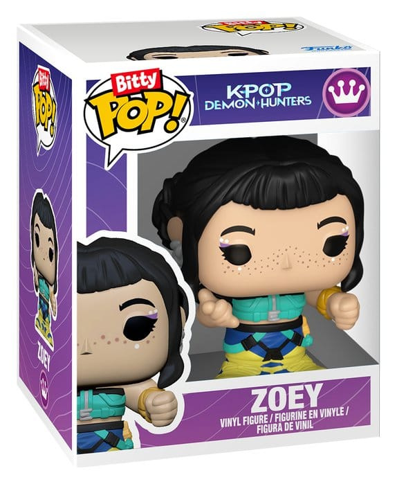 KPop Demon Hunters Bitty POP! Stages Vinyl Figure Zoey 2,5 cm 5