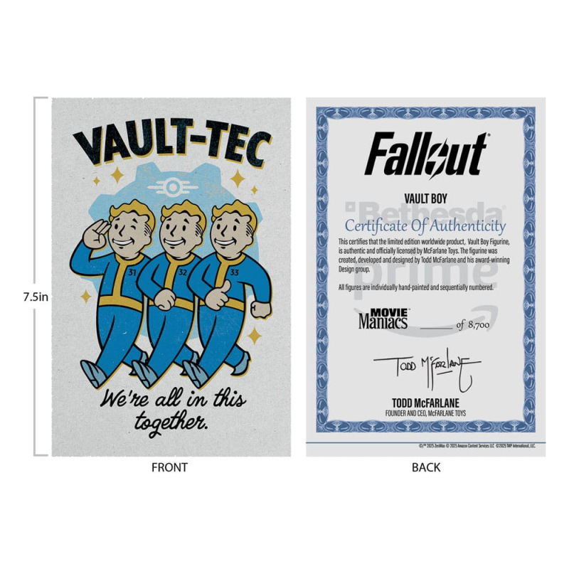 Fallout Movie Maniacs Action Figure Vault Boy Version 1 14 cm 6