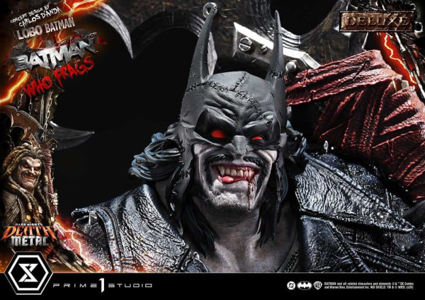Dark Nights: Death Metal Museum Masterline Statue 1/3 Lobo Batman: Batman Who Frags Deluxe Version 8 9