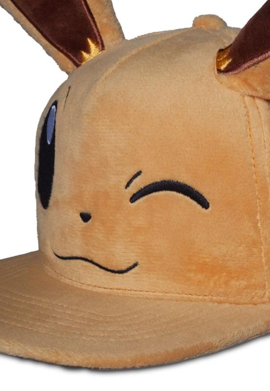 Pokemon Snapback Cap Winking Eevee