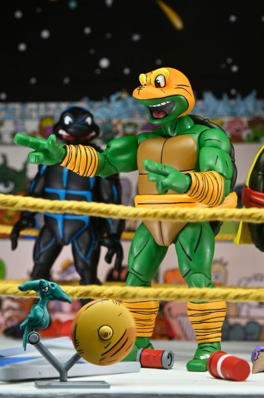 Teenage Mutant Ninja Turtles (Archie Comics) Action Figures 4-Pack Stump Wrestling Turtles 18 cm 6