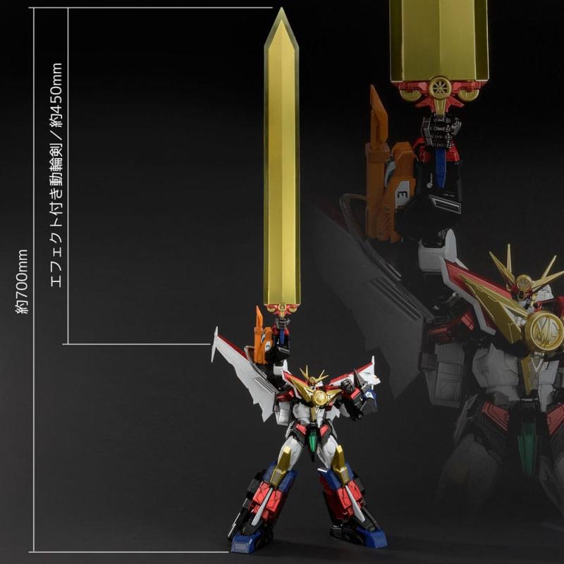 Amakuni Kizin Diecast Action Figure Great Might Gaine 24 cm