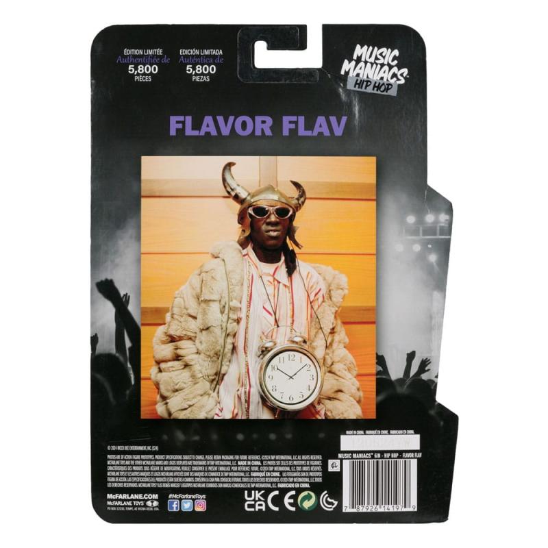 Music Maniacs Hip Hop Action Figure Flavor Flav 16 cm 7