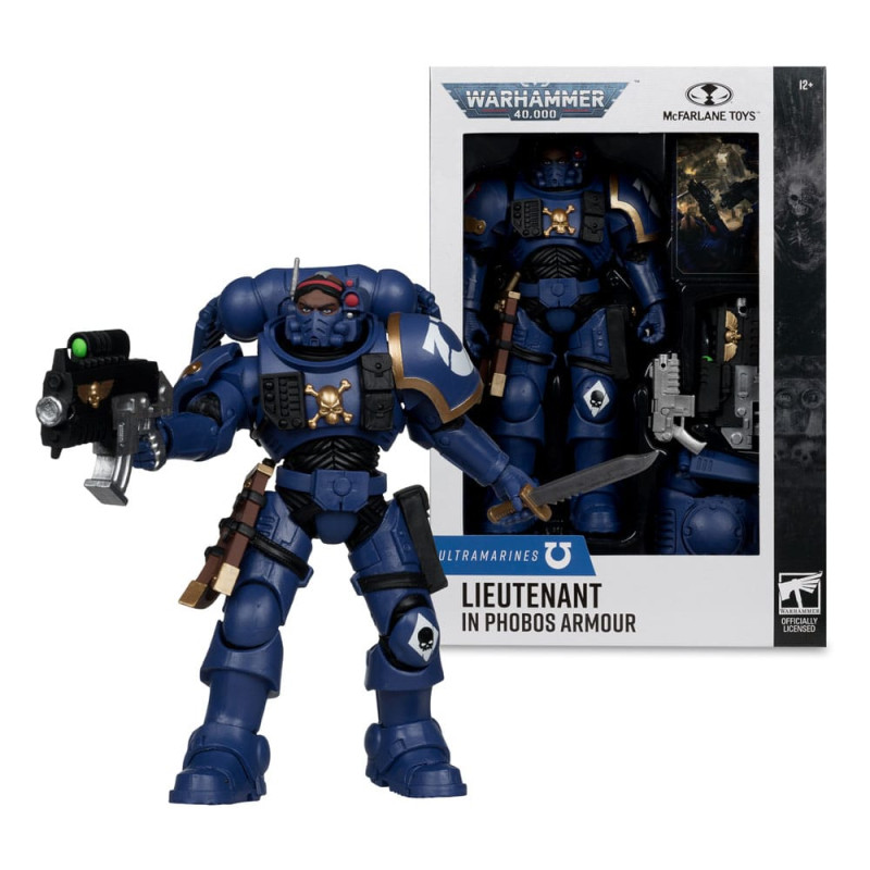 Warhammer 40,000 Action Figure Lieutenant in Phobos Armor (Ultramarines) 18 cm 3