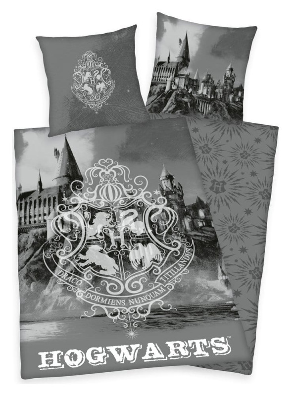 Harry Potter Bed Linen Hogwarts Gray 135 x 200 cm