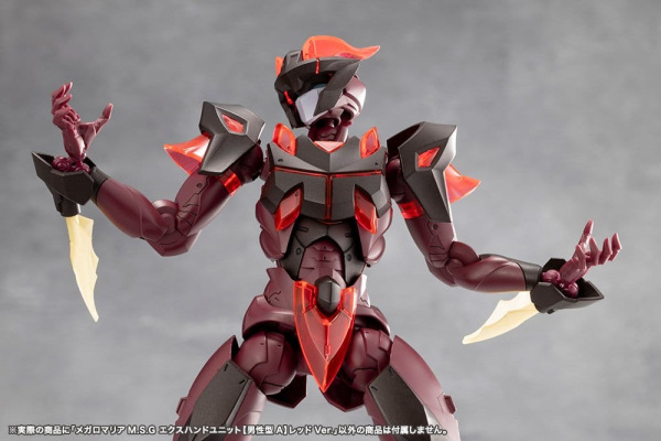 Megalomaria Unlimited Universe Model Kit Accessory Set Ex Hand Unit Male Type A Red Ver. 3