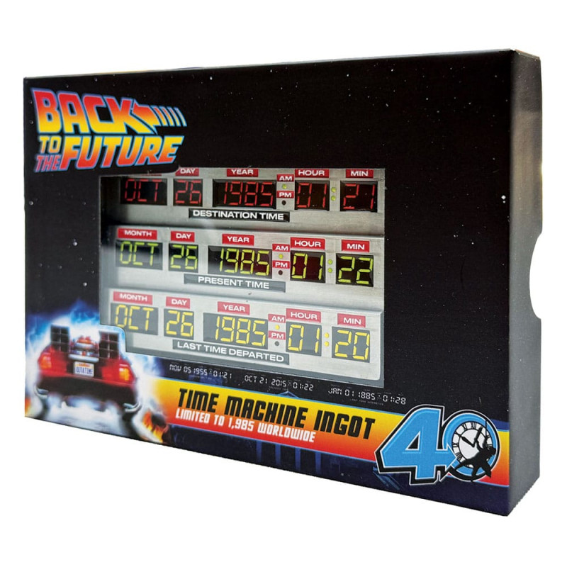 Back To The Future Ingot 40th Anniversary Time Circuits Limited Edition 1