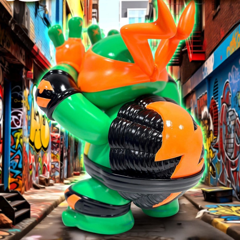 Teenage Mutant Ninja Turtles x Grape Brain Vinyl Figure Michelangelo 24 cm 3