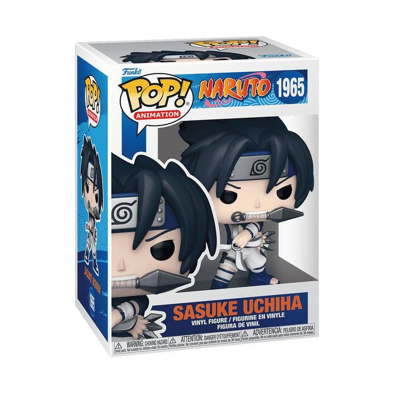 Naruto Classic Pop! Animation Vinyl Figure Sasuke 9 cm 1