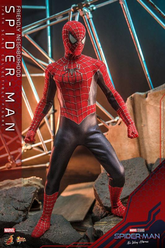 Spider-Man: No Way Home Movie Masterpiece Action Figure 1/6 Friendly Neighborhood Spider-Man 30 cm