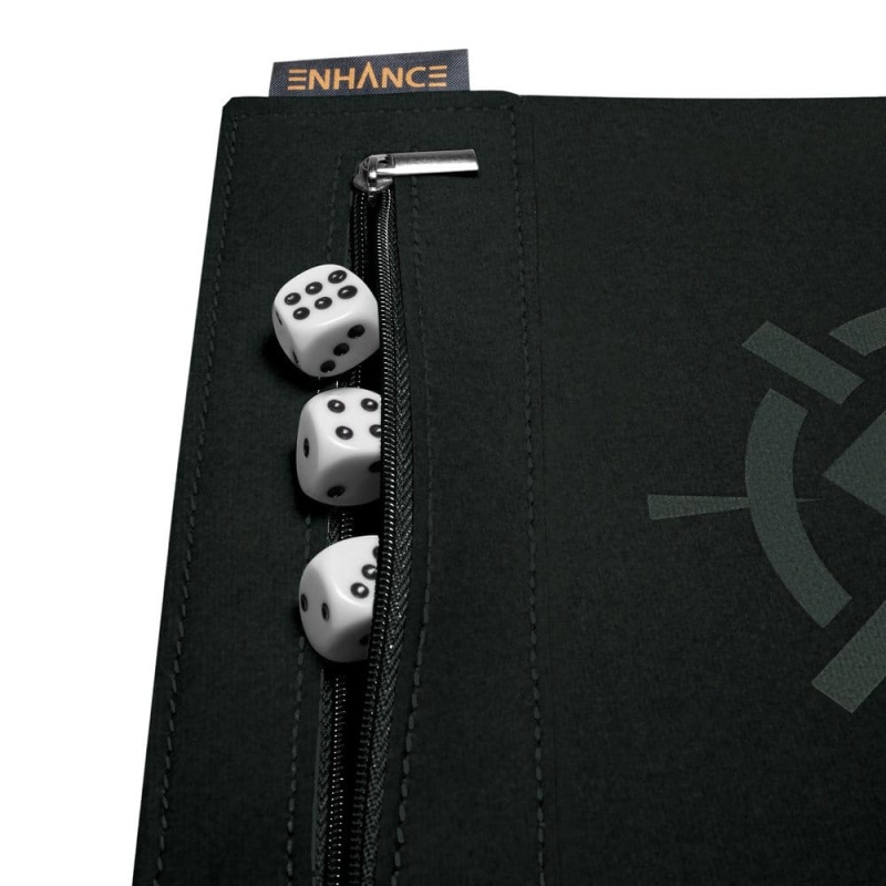 Enhance Tabletop Accessories Roll on a Scroll Dice and Rolling Mat White 2