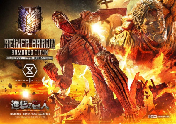 Attack on Titan (TV animation) Ultimate Diorama Masterline Statue Reiner Braun Armored Titan Bonus V 1