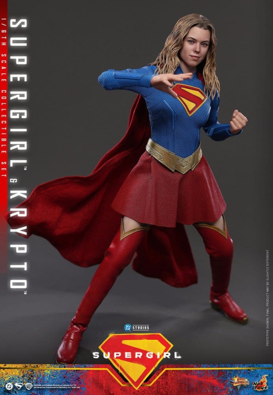 DC Comics Movie Masterpiece Action Figure Set Supergirl & Krypto 28 cm 6