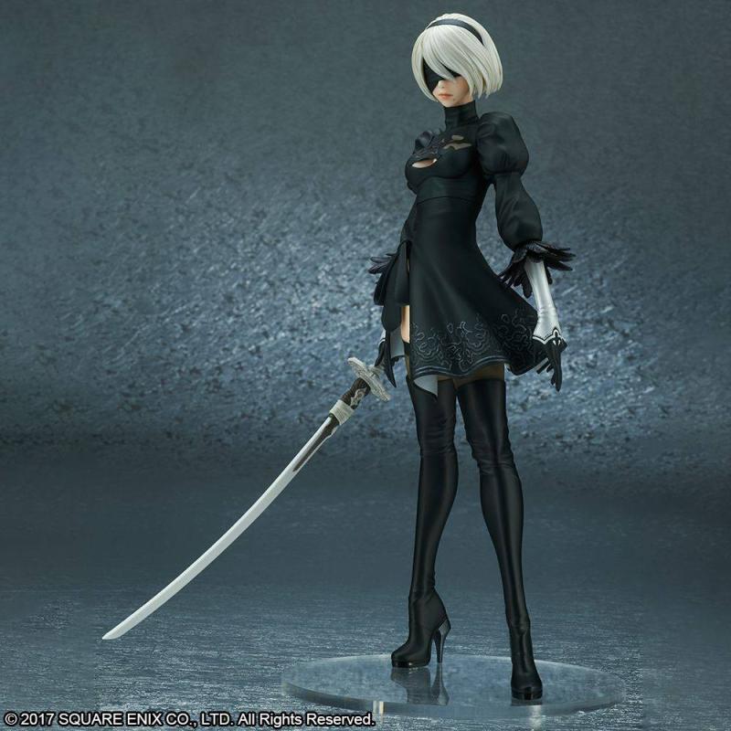 NieR:Automata PVC Statue 2B (YoRHa No. 2 Type B) Deluxe Version 28 cm