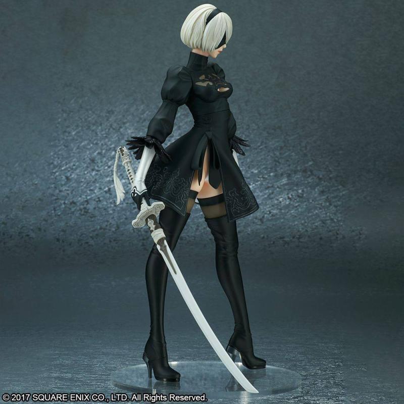 NieR:Automata PVC Statue 2B (YoRHa No. 2 Type B) Deluxe Version 28 cm