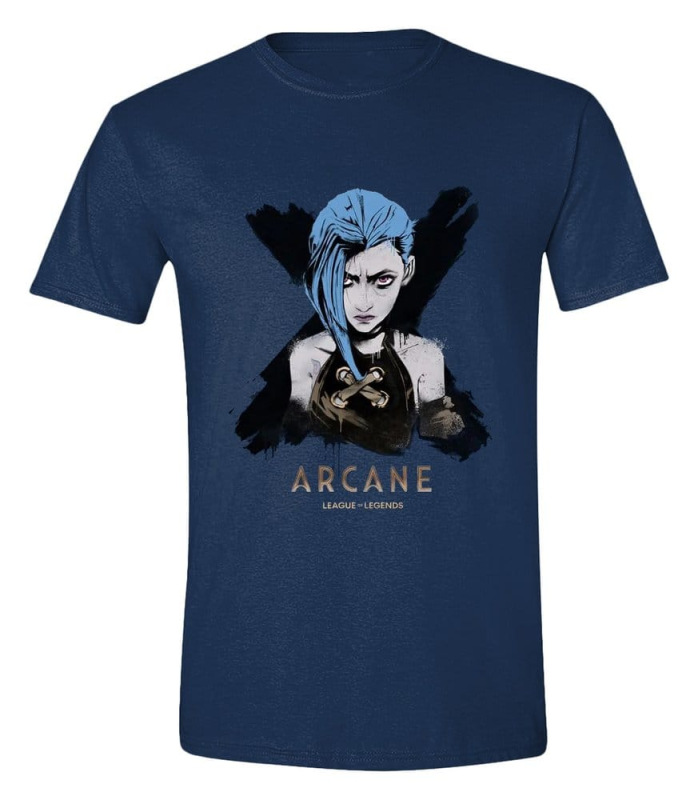 Arcane T-Shirt Jinx Portrait Size M 1