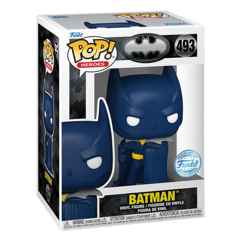 DC Thru The Years POP! Heroes Vinyl Figures Batman 1M 9 cm 2