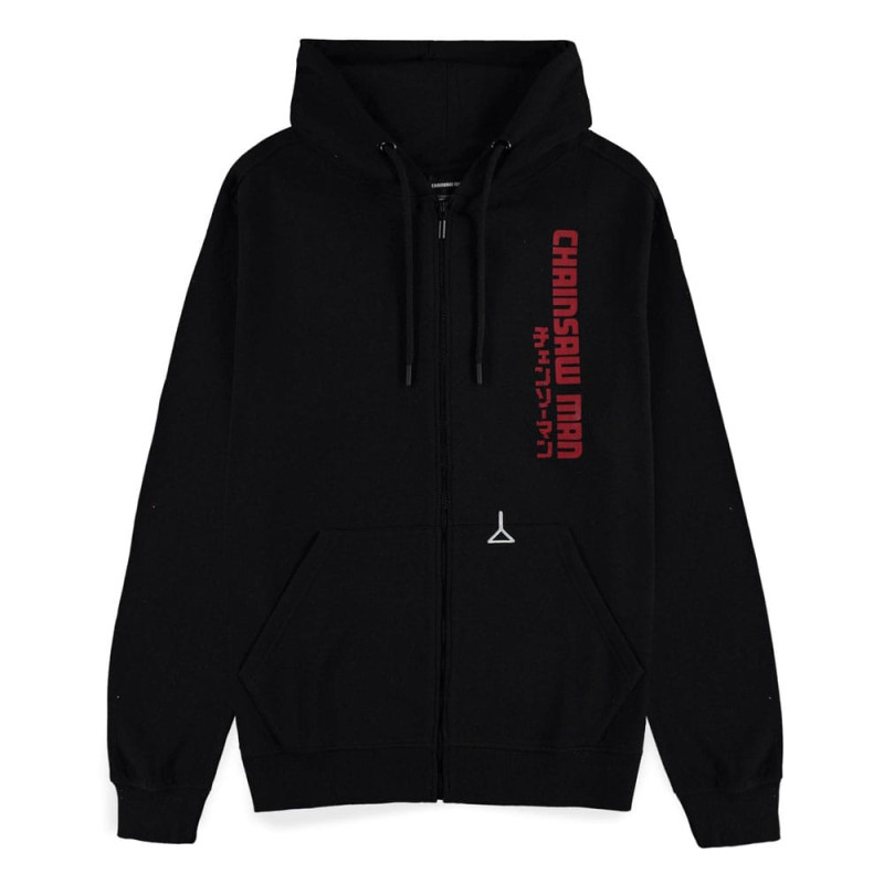 Chainsaw Man Zipper Hoodie Chainsaw Devil Size S 1