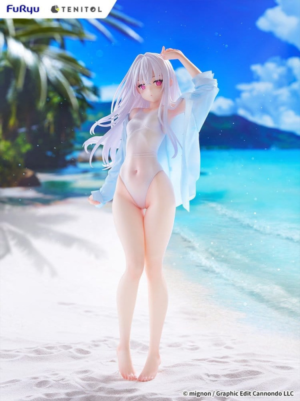 Mignon Works Tenitol Tall PVC Figure Shiro Swimsuit Ver. 30 cm 1