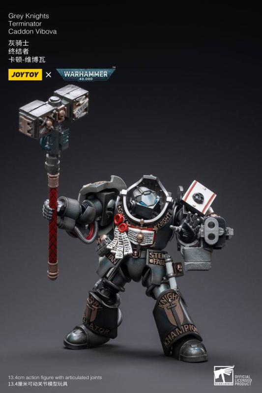 Warhammer 40k: Grey Knights Terminator Caddon Vibova 1/18 Action Figure - Joy Toy (CN)