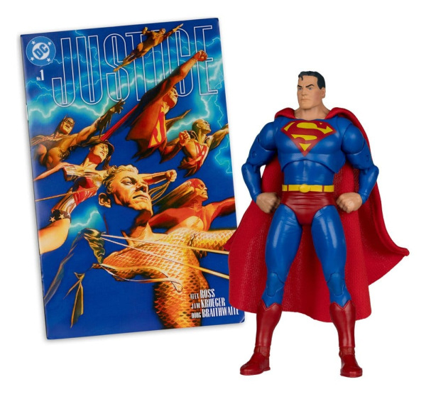 DC Direct Page Punchers Action Figure Superman (Justice #1) (Red Platinum Edition) 19 cm 1