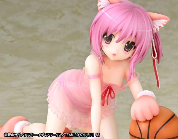 Ro-Kyu-Bu: Fast Break! PVC Statue 1/7 Tomoka Minato Kemomimi Lingerie Ver. 18 cm