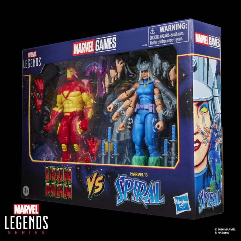 Marvel Games Marvel Legends Action Figure 2-Pack Iron Man & Marvel's Spiral 15 cm 11