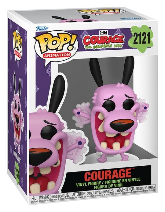 Courage the Cowardly Dog POP! Animation Vinyl Figures Courage 9 cm 1