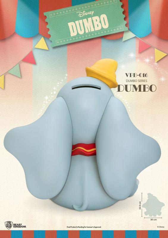 Disney Piggy Vinyl Bank Functional Dumbo 34 cm