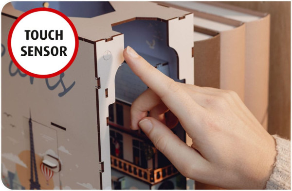 Paris Tiny Adventures Book Nook Mini Diorama 23 cm 7